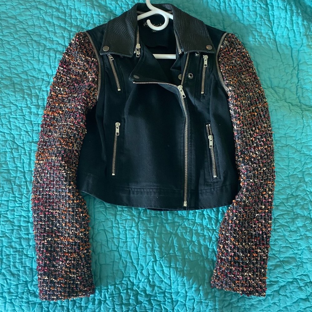 Elizabeth & James Rory Convertible Moto Jacket - Picture 4 of 7